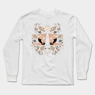 The Symmetry Pose Long Sleeve T-Shirt